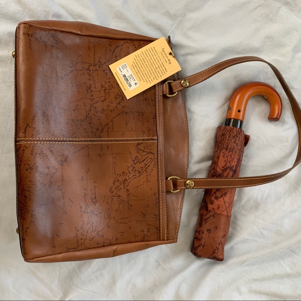Patricia Nash tote + umbrella